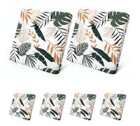 SHANNA Waterproof Couch Cushion Cover: Printed 6Pcs Outdoor Cushion Covers High Elastic Magic Sofa Cover Solid Color Patio Cushions For Outdoor Furniture Suitable for Kids, Pets (Pattern-2)