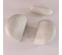 SHANNA Wedge Pregnancy Pillow for Sleeping, Maternity Body Support Pillow for Back, Hips, Belly, Legs, Adjustable Cooling & Silky Soft Pregnancy Pillow, Removable Pillow Cover(Khaki)