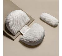 SHANNA Wedge Pregnancy Pillow for Sleeping, Maternity Body Support Pillows for Back, Hips, Belly, Legs, Adjustable Soft Comfort Pregnancy Pillows, Removable Pillow Cover(White)