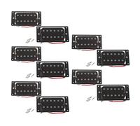 shanpu 10PCs(5 Set) Black Humbucker Double Coil Electric Guitar Pickups + Screw