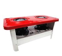 SHANRROW Universal Portable Double Furnace Kerosene Stove Heater Camping Stove Outdoor Indoor Burner for Home Patio Camping