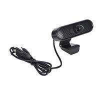 Shanrya 1080p Webcam, Manual Focus CMOS Web Camera 30fps 1080P HD USB2.0 No Picture Distortion for Home Office Education Live Broadcasting