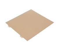Shanrya 3D Printer Build Plate, Easy Removal PEI Steel Plate Gold 2 Side Coated for Repair (Gold Steel Plate)