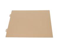 Shanrya 3D Printer Build Plate, Flexible Detachable Easy Remove PEI Steel Plate Gold (Gold Steel Plate)