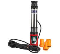 Shanrya 400W Submersible , DC Deep Well, Red, Steel, High Temperature Resistance, Magnetic Drive, 4-6m3/h Flow, 30m Water-Lift