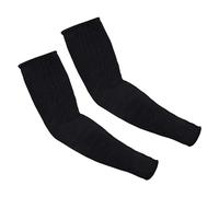 Shanrya Anti Cut Sleeves, Black Outdoor Self Defense Arm Arm Sleeve, for Kitchen Garden Work