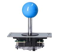 Shanrya Arcade Game Joystick Kits, Compact Design Arcade Game DIY Kit Parts Easy To Install Wide Application for MAME for PC Game for Fight Stick(blue)