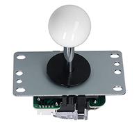 Shanrya Arcade Game Joystick Kits, Compact Design Arcade Game DIY Kit Parts Easy To Install Wide Application for MAME for PC Game for Fight Stick(white)