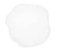 Shanrya Artificial Fur Lapel Mic Wind Muff, Comfortable Lavalier Microphones Windscreen Warm for Outdoor(white)