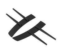 Front Splitter, 2 Pcs Gloss Black Front Bumper Side Spoiler Car Spoiler Universal Front Splitter ABS Body Spoiler Canard Universal for Car Protector Decorative