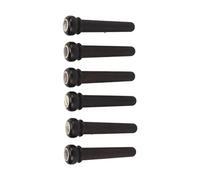 Shanrya Bridge Pins, Nice Outlooking String Pegs Polishing 6Pcs for Acoustic Guitars
