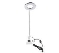 Shanrya Clip Night Lamp, Flexible Tattoo Clamp Lamp Dimmable Portable USB Table Light, Tattoo Clamp Lamp, for Eye Eyebrow Tattoo
