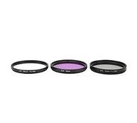 Shanrya CPL UV Lens Filter Kit, UV CPL Lens Filter for Camera 3 Pieces/Digital Camera Kit (52 mm (1485))