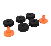 Shanrya Cymbal Felt Pad, Drum Felt Pad Kit, Not Easy To Damage Practice for Instrument Lovers Professionals Drum(40mm (WC76))