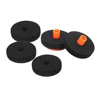 Shanrya Cymbal Felt Pad, Drum Felt Pad Kit, Not Easy To Damage Practice for Instrument Lovers Professionals Drum(50mm (WC75))