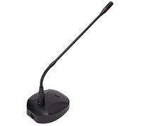 Shanrya Desktop Microphone, LED Indicator Gooseneck Desktop Mic Multifunction Intelligent Noise Reduction Professional for Programrecording for Webcast for Conference