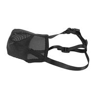 Shanrya Dog Mouth Cover, Fully Closed Adjustable Comfortable Mesh Muzzle for Pet Walking (M)