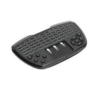 Shanrya Durable Mini Keyboard, Touchpad, Unique Dual Mouse for Home Game Multi-finger Touch Office