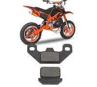 Shanrya Front Friction Pad Rust Proof Powder Coating Motorcycle Brake Pads Beveled Pair No Noise For Pit Dirt Bike