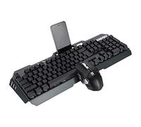 Shanrya Game Mouse, Game Keyboard, Black Waterproof K620 Durable for Computer Accessories PC