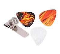 Shanrya Guitar Pick, Durable Pick Clip, Metal Spring Rust And Corrosion Resistant Practice and Performance for Instrument Lovers Professionals Guitarists