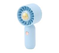 Shanrya Handheld Fan, Easy to Carry, 500mAh Battery, Pocket Fan, High Efficiency Motor, USB Charging, Lightweight, Powerful Wind, Office Use (Blue)