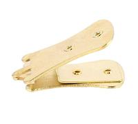 Shanrya Hard To Break Metal Erhu Mute, Erhu Mute, Quality Metal Material for Beginner Instrument Lovers Erhu Practice(gold)