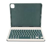 Shanrya Keyboard, Kickstand Car Sleep Protective Case Pen Holder Wireless Keyboard for Air 4 (Green)