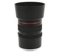 Shanrya Medium Telephoto Portrait Lens, E Mount 9 Elements 7 Groups 85mm F1.8 Portrait Lens 28.3° Viewing Angle with UV Lens Filter for A6400 Mirrorless Camera