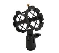 Shanrya Microphone Bracket, Good Toughness Mic Shock Mount Plastic Angle Adjustable Exquisite for Conference for Online Chat