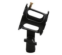 Shanrya Microphone Shock Mount, Angle Adjustable Good Toughness Plastic Microphone Holder Portable for Conference for Online Chat