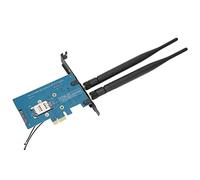 Shanrya Mini PCIE Adapter, Light Weight PC Wifi Adapter for Internet Cafe for Household