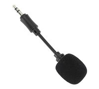 Shanrya Mini Phone Microphone, Phone Microphone 360 Degree Adjustable Intelligent Noise Reduction to Prevent Wheat Blowout for 3.5mm Jacks