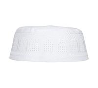 Shanrya Muslim Prayer Hat, Muslim Hat Saudi Arabia Headwear for Daily Wear for Prayer for Men for Women, Defult, default
