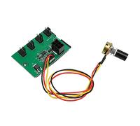 Shanrya PC Fan Speed Controller, PC Fan Splitter 4 Way Flexible DC 12V PWM for Desktop Case