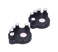 Shanrya Piano Finger Trainers, ABS+Silicone, Black, Standard, Finger-shaped, Hand Strengthener, Musical Instrument Accessories for Beginners & Adults