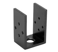 Shanrya RC Motor Mount, Easy Installation Disassembly High Accuracy Excellent Performance Light Weight Metal Motor Mount for 190 Motor for 180 Motor for 1625 Motor(black)