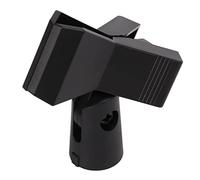 Shanrya Spring Microphone Clip, Microphone Fixed Accessory Strong Toughness 180° Adjustable Angle Wide Compatibility for Microphone