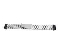 Shanrya Stainless Steel Watch Band, Fitness Safe 22mm Smart Watch Band, silver