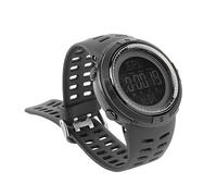 Shanrya Student Digital Watch Alarm Clock Durable Watch Strap Skin-Friendly Kids Digital Sports Watch for School (Black)