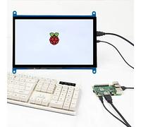 Shanrya Taidda- Ips178° 7 Inch Ultra-Clear Resolution Display Screen, Full Viewing Angle HD Display for Raspberry Pi, for Raspbain/Ulinx/Linx Windows/Ubuntu