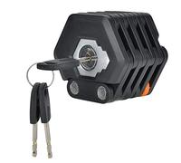 Shanrya Taidda- Professional Bike Lock, Wear-Resistant Bike Folding Lock, Durable and Practical for Mountain Bicycle Electric Scooter