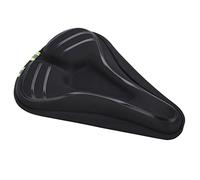 Shanrya Ultra Soft Gel Bike Saddle Comfortable for Multiple Occasions, Premium Silicone Gel Bicycle Seat Cover for Cycling Bike (Black)