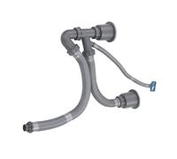 Shanrya Universal Drain Kit, PVC/PP Material, Kitchen & Bathroom Sink Drain Hose Connector, Grey, 1 Pack