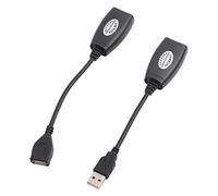 Shanrya USB To RJ45 Adapter, USB Network Adapter, Black No Need Extra Power Flexible Reliable for Office Home