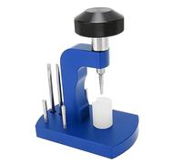 Shanrya Watch Back Opener Bench, Wear-resistant Stainless Steel Watch Back Opener Bench, Ergonomic Handle with Sponge Rubber Pad for Watch Repairs for Watch Shops