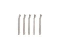 Shanrya Watch Band Screw Connector Pin Professional Watch Band Screw Tube 5pcs Portable Safe Steel Replacement Accessories for Watch Repair Workshop (18.5 * 1.2M1.4)