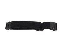 Shanrya Watch Bracelet, Nylon Watch Strap with Adjustable Buckle, Easy Installation for 22mm Click Watches (Black)