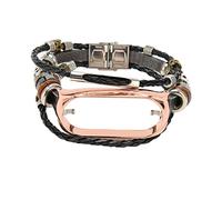 Shanrya Watch Replacement Strap, Metal Clasp, Leather Strap, Watch Strap, Lightweight, Comfortable, Wear-Resistant, Adjustable for Everyday Use, #3