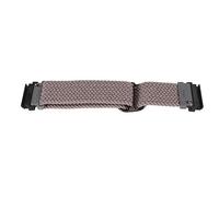 Shanrya Watch Wrist Belt, 2 Special Links Easy Installation Replacement Part Sweat Absorbent Light Weight Good Elasticity Nylon Watch Band for 22mm Snap Watches (Grey)